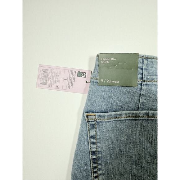 Wild Fable High Rise Denim Shorts Blue Jean Women’s Sz‎ 8/29 Casual Summer NWT - Picture 4 of 10